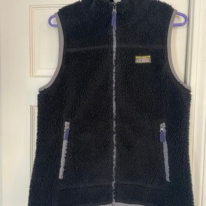 L.L. Bean Women's Mountain Pile Fleece Vest - Medium